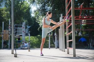 Fitness workout outdoor
